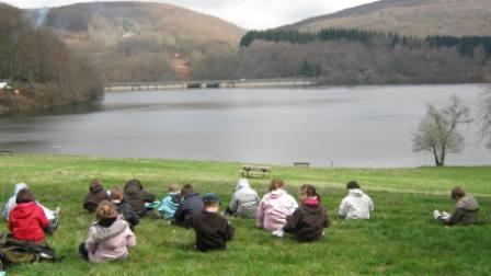 Lecture paysage lac de la Ravi&egrave;ge