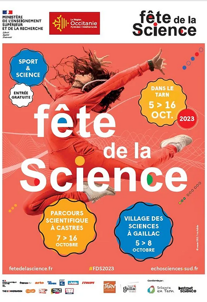 [EVENEMENT] Le CPIE participe à la fête de la science du 5 au 8 octobre au village des sciences à Gaillac !