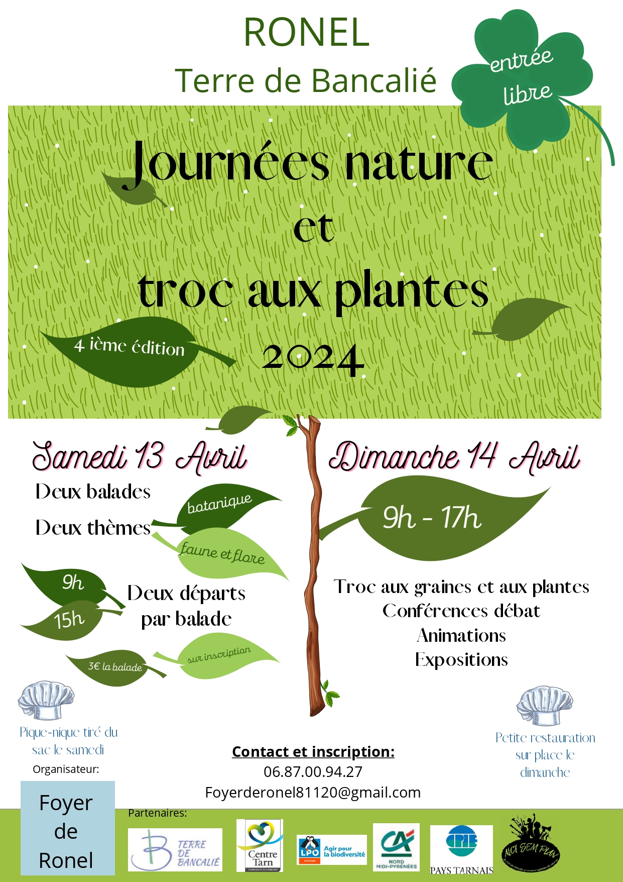 13 et 14 avril – Les Journées Nature et Troc aux plantes avec le CPIE