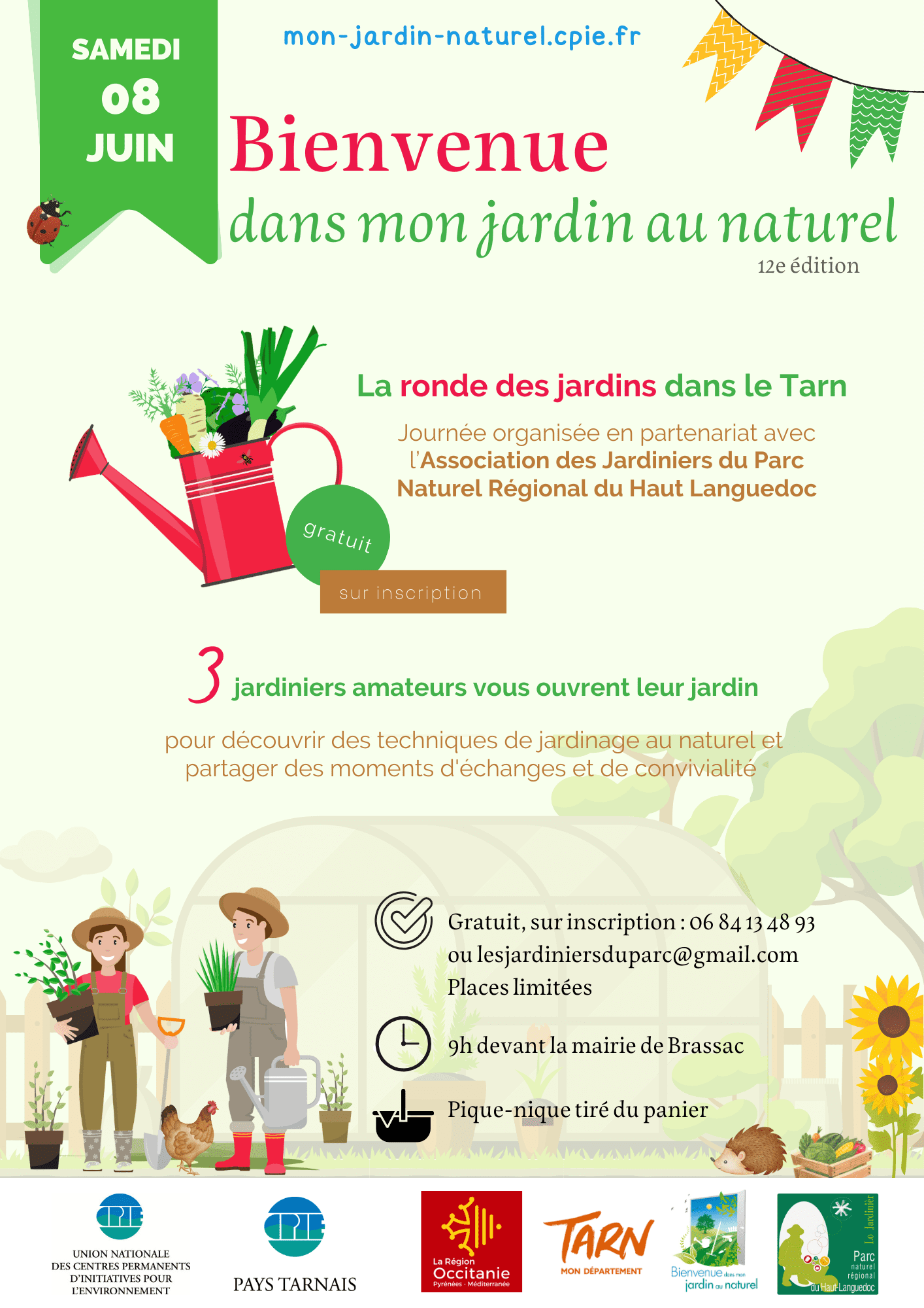 Ronde des Jardins du Tarn – samedi 08 juin 2024 à 9h