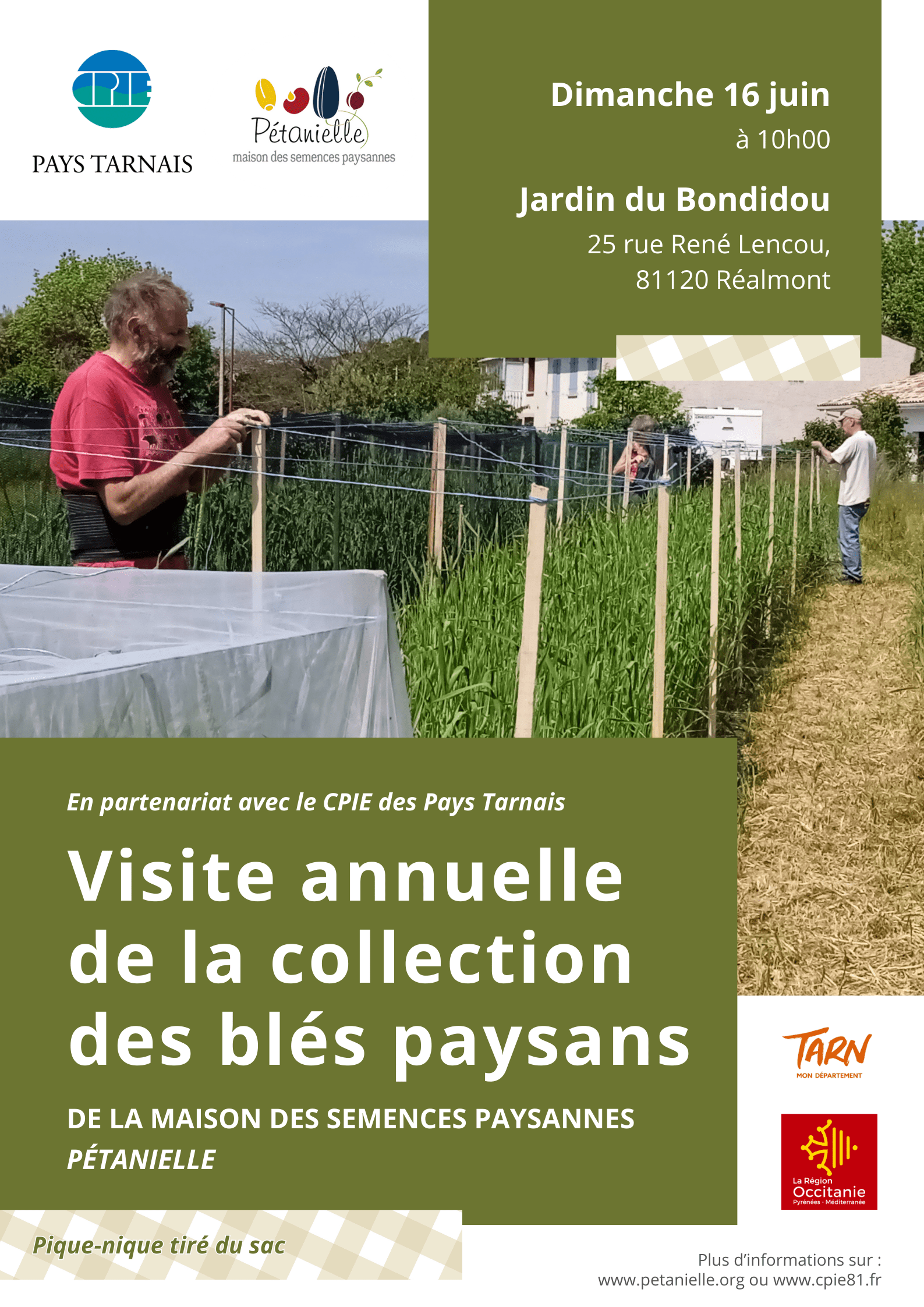Les Bondifolies au jardin du Bondidou à Réalmont                                       Dimanche 16 juin à 10h                                                                                      Visite de la collection 2024