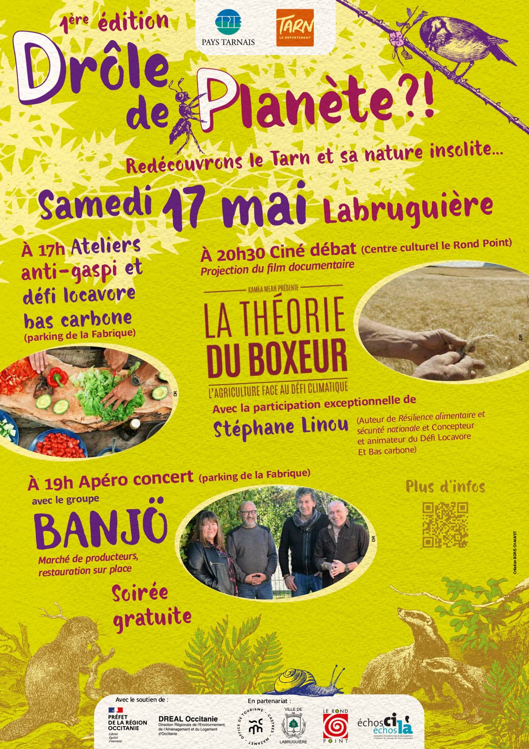 [atelier concert ciné] Drôle de Planète ?! 1ère édition à Labruguière le 17-05-2025