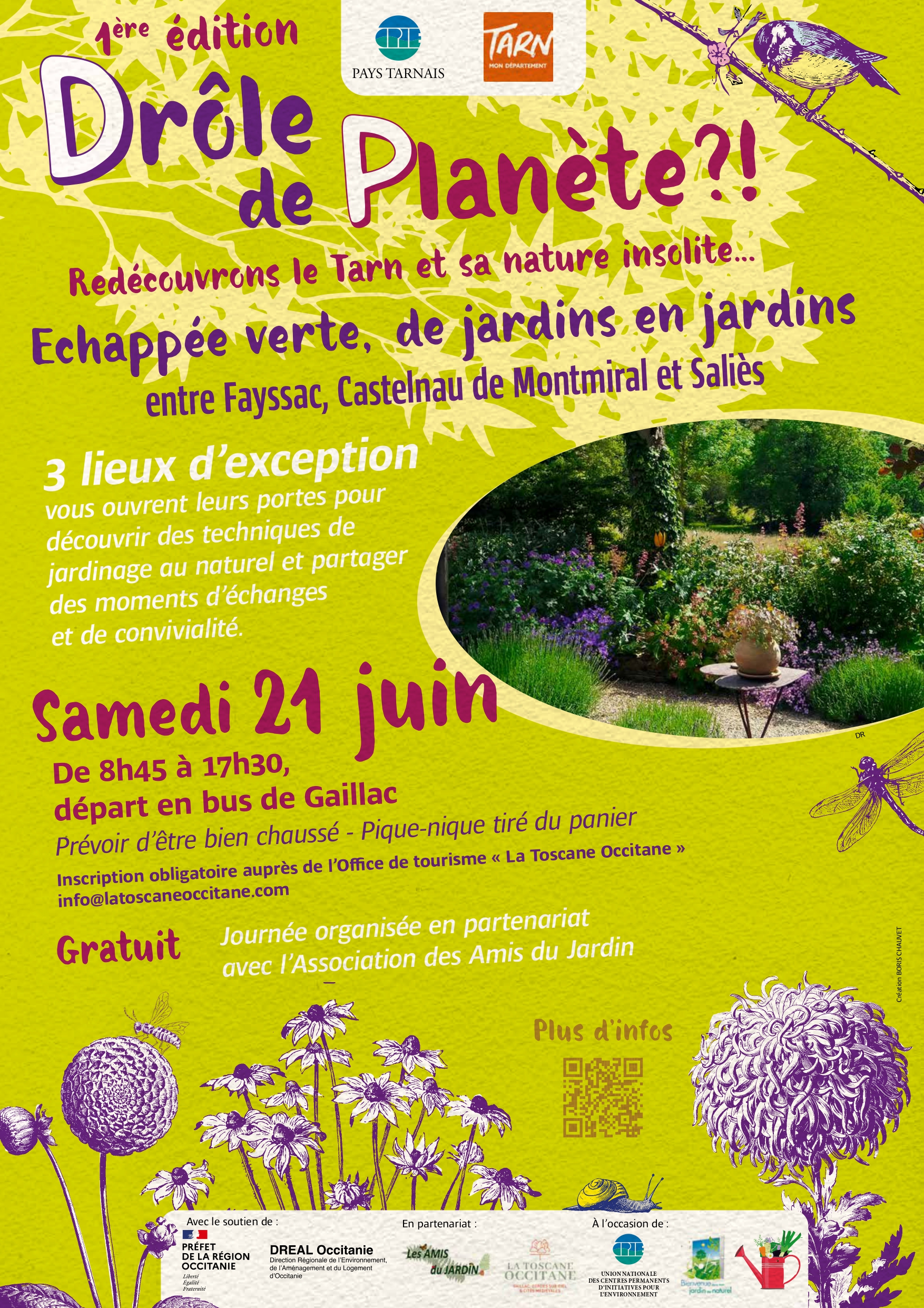 [Visite de jardins] Échappée verte, de jardins en jardins Gaillac 21-06-25