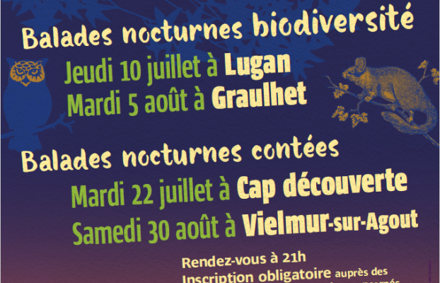 [Balade nocturne contée] au Parc de pleine nature Mardi 22 juillet à Cap Découverte