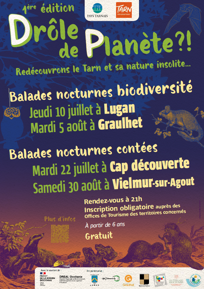 [Balade nocturne contée] à Vielmur sur Agout Samedi 30-08-2025