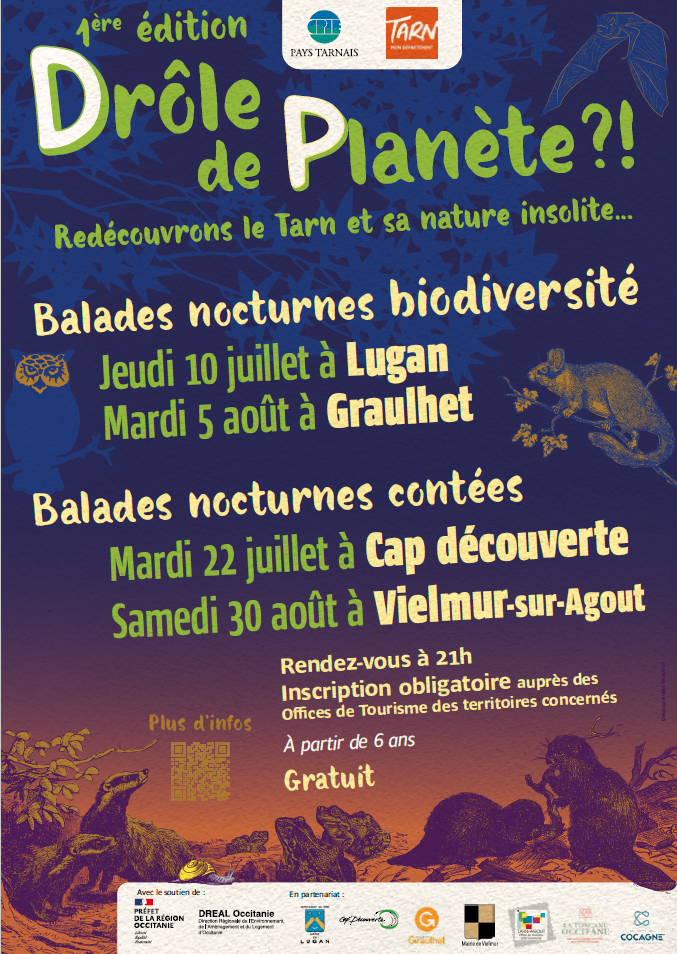 [Balade nocturne biodiversité] à Graulhet 05-08-2025
